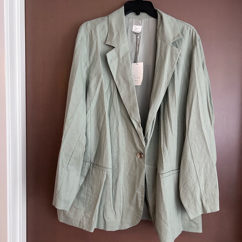 A New Day Sage Green Blazer